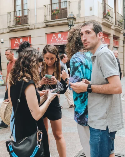 Evento de team building con control desde app